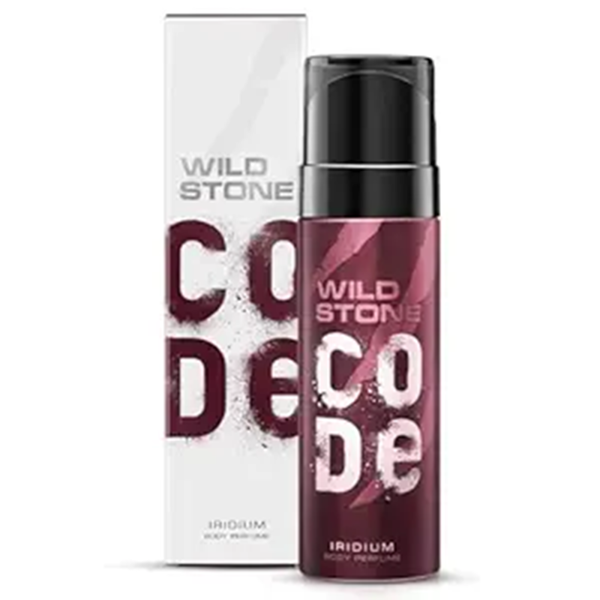 Picture of Wild Stone - Code Iridium No Gas Body Perfume For Men, Long Lasting Intense Fragrance - 120ml