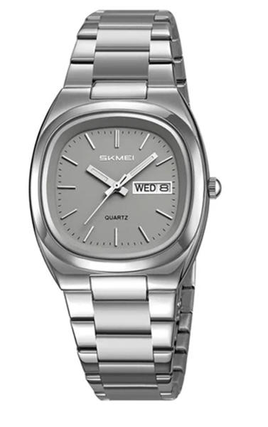 Picture of Skmei 2420 Multifunctional Quartz Watch for Men- Silver & Grey