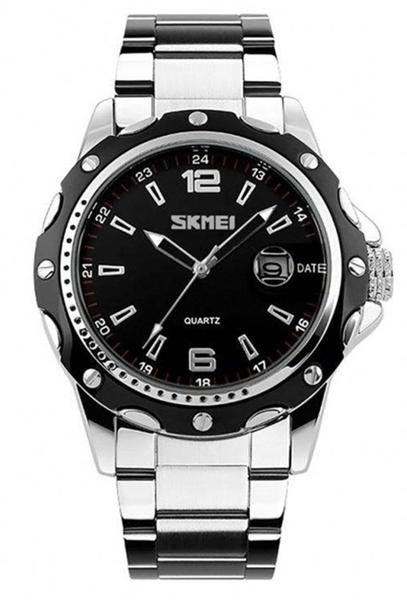 Picture of Skmei 0992 Quartz Watch for Men-Silver & Black