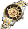 Picture of Skmei 9222 Automatic Mechanical Watch for Men- Silver Black