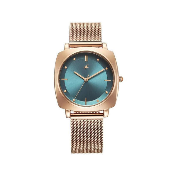 Picture of Fastrack 68043WM02 Stunners X Green Dial Stainless Steel Watch For Girls