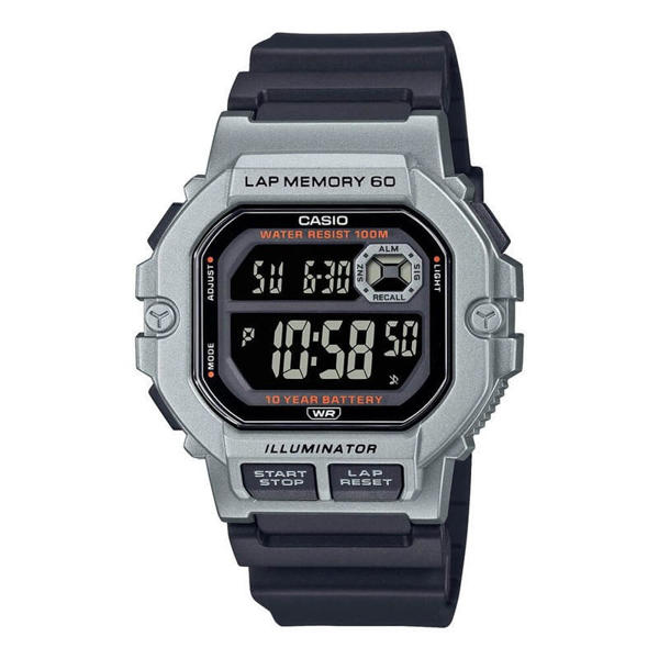 Picture of Casio WS-1400H-1BVDF Standard Illuminator Digital Resin Belt Watch