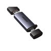 Picture of UGREEN 50706 USB-C/USB-A Card Reader CM185 - Silver