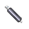 Picture of UGREEN 50706 USB-C/USB-A Card Reader CM185 - Silver