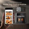 Picture of Oraimo NutriFry S1 Ultra 1500W 6L App Control Full Touchscreen Air Fryer (OAF-521A)