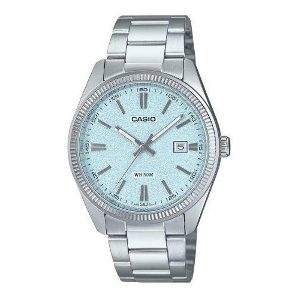 Picture of Casio Enticer MTP-1302DA-2A2V Ice Blue Texture Dial Men's Watch