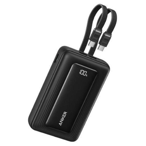 Picture of Anker Zolo A110M 45W Power Bank with Built-in Dual Type-C Cable - 20000mah [Black]