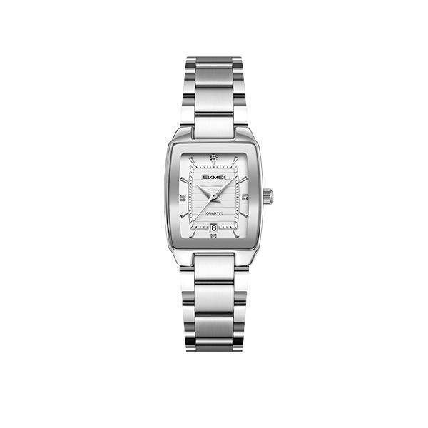 Picture of SKMEI 2578 Waterproof Rhinestone Case Fashionable Quartz Ladies Watch - Silver