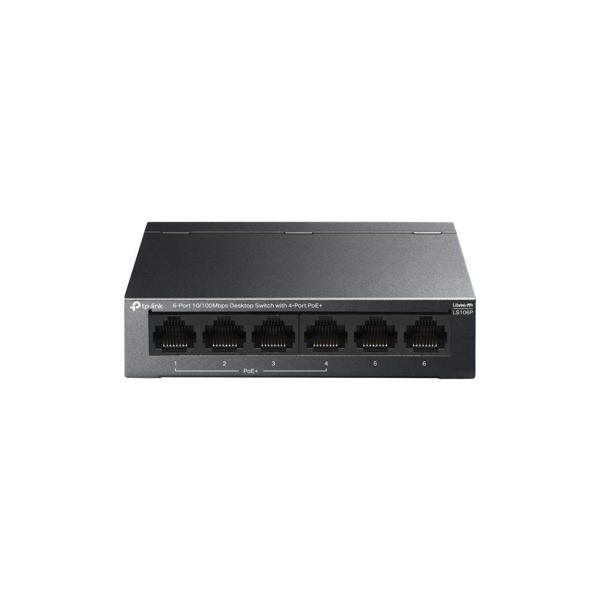 Picture of TP-Link LS106P 6-Port 10/100Mbps Desktop Switch with 4-Port PoE+