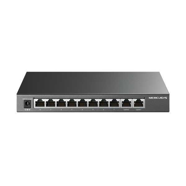 Picture of Mercusys MS110GMP 10-Port Gigabit Desktop Switch With 8-Port PoE Plus 111W Total PoE Budget