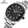 Picture of NAVIFORCE NF8029 Silver Stainless Steel Analog Watch For Men